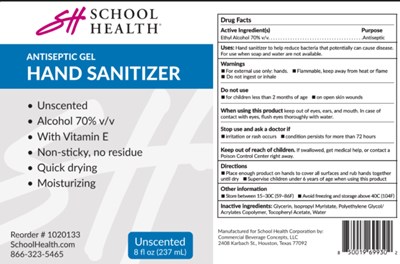 School Health 8oz Label (School Health 8oz)